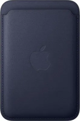 Image de Portefeuille pour iPhone, Tissage Fin, MagSafe, Marine