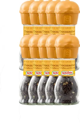 Produktbild von Kotanyi Chocozauber grob oder fein Gewürzmühle 62g 10er Pack