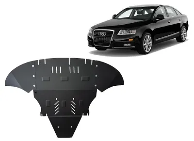 Obrázok produktu pre Ochrana motora proti podbehnutiu pre vozidlá značky Audi A6 s bočnými klapkami