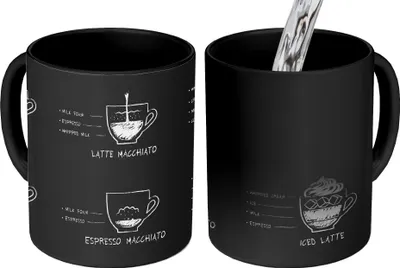 Produktbild von MuchoWow® Zauber Tasse Zaubertasse Magic Kaffee - Küche - Milch 350 ml Farbwechsel Becher Geschenk Geschenkidee - Magic-Tasse - Fototasse - Keramiktassen - Bilder - Tasse Kaffee - Getränkbecher - Kaff