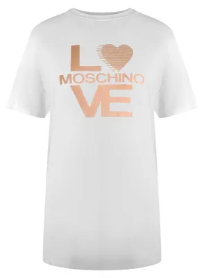 Produktbild von Love Moschino - T-Shirt für Damen, Logo SY4036 (XL) (Weiß)