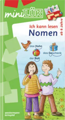 Obrázek produktu pro miniLÜK. Nomen: Ich kann lesen