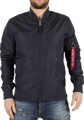 Produktbild von Alpha Industries Herren MA-1 TT Bomberjacke, Blau Large