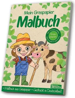 Produktbild von Malbuch GraspapierBauernhof