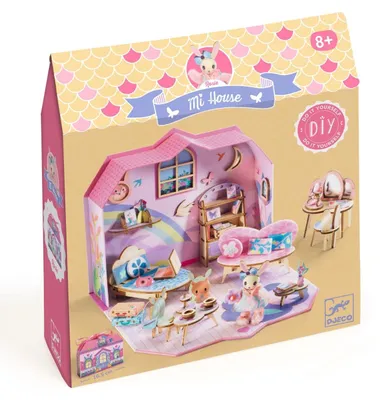 Obrázok produktu pre Miniatúrna domček na zostavenie a maľovanie Rosie, Djeco