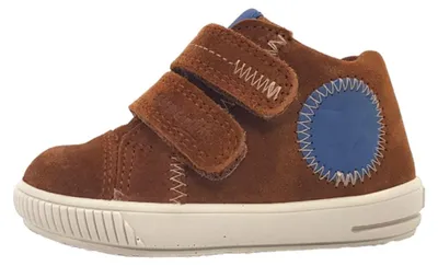 Image de Superfit, chaussures pour enfants, modèle Moppy, chaussures de marche pour tout-petits, couleur marron, style décontracté