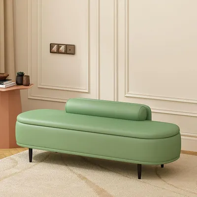 Immagine prodotto di Panca con spazio contenitore, 80 cm, verde