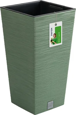 Produktbild von Blumentopf Pflanzkübel FURU Square Balkonkasten Blumenkübel Grün 35 L