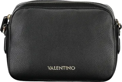 Produktbild von Elegante Damenschwarztasche mit verstellbarem Schultergurt und Logo