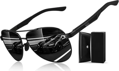 Produktbild von CGID Herren Pilotenbrille Polarisiert UV400 mit Al-Mg Metallrahmen