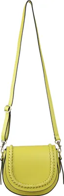 Produktbild von Umhängetasche Zopf aus Leder mit modischen Details von collezione alessandro