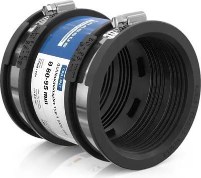Obrázok produktu pre Crassus hadicový adaptér typ 1 CDC 095 (80–95 mm), do 0,6 bar, EPDM / V2A, 1 ks.