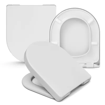 Produktbild von wc-sitz Toilettensitz kompatibel mit Villeroy & Boch Omnia Architectura, WC Sitz aus antibakteriellem Duroplast Absenkautomatik Soft Close