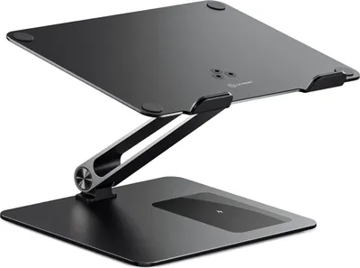 Produktbild von Alogic Elite Aluminum Laptop Stand Wireless Charger Black