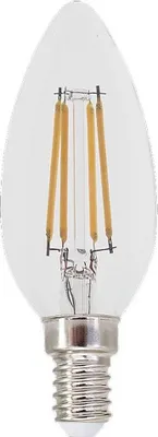 Zdjęcie produktu dla Żarówka LED świecowa E14 C37 4W WW FILAMENT 79046 Rabalux