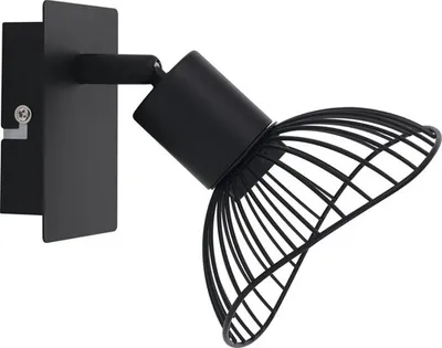 Produktbild von FLAIR Wandspot 1-flammig schwarz