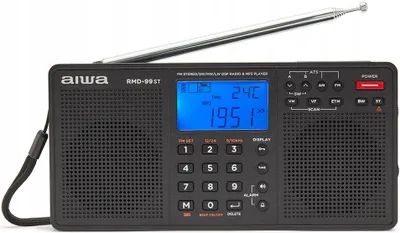 Produktbild von Aiwa RMD-99ST, Tragbar, Analog & Digital, LW, MW, SW, LCD, Schwarz, SD