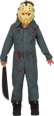 Produktbild von Verrückter Psycho Kinderkostüm für Halloween Größe: XL / 10-12 Jahre