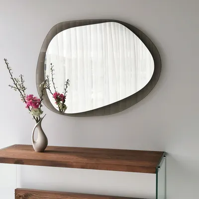 Produktbild von Skye Decor, Aqua- Aqua A343NOS, Bronze, Wandspiegel, 55x75x2 cm, 100% getempertes Glas (Dicke: 2 cm)