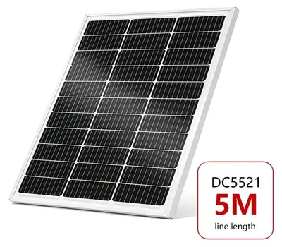 Immagine prodotto di Pannello solare, alta efficienza, versatile per l'uso esterno, 80W con cavo DC da 5 metri