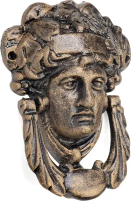 Immagine prodotto di Moritz Door Knocker Athena Goddess Antique Style Cast Iron Rustic Doorbell Knocker Baroque Doorbell Front Door Decoration Door Chime