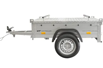 Zdjęcie produktu dla Przyczepka jednoosiowa 150x106 UNITRAILER GARDEN 150 KIPP z pokrywą aluminiową
