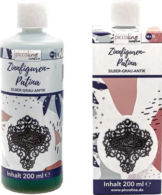 Produktbild von 34,75 € / 1 l Zinnfiguren-Patina silber-grau-antik 200 ml