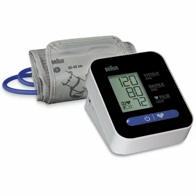 Zdjęcie produktu dla Braun ExactFit 1, Przedramię, Automatyczny, LCD, 22 - 42 cm, mmHg, 165 mm