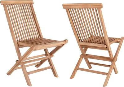 Produktbild von 4 Gartenstühle aus Teakholz TOLEDO