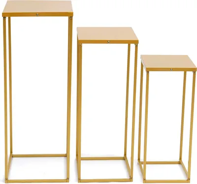 Obrázek produktu pro Stojan na květiny, Elegantní design, Všestranné použití, Zlato