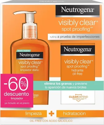 Produktbild von Neutrogena Visably Clear Daily Wash 200 ml Set 2 Stück