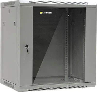 Zdjęcie produktu dla Netrack 019-120-645-021 szafa rack 12U naścienna szara