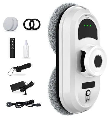 Immagine prodotto di Robot per la pulizia dei vetri, potenza di aspirazione 5600Pa, con telecomando, 5600Pa (modello B)