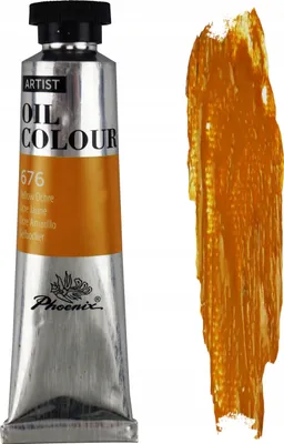 Produktbild von Ölfarbe Gelb Phoenix 676 Yellow Ochre 40ml Gelbocker Gelbton