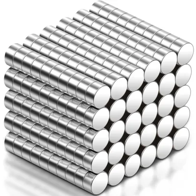Produktbild von 300 Mini-Magnete (2 x 1 mm), starke Neodym-Magnete, kleine runde Magnete für Pinnwände, Magnettafeln, Kühlschränke, Whiteboards, Bastelarbeiten und Fotos