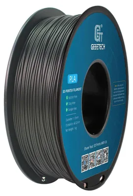 Image de Filament pour imprimante 3D, PLA biodégradable, haute résistance, noir