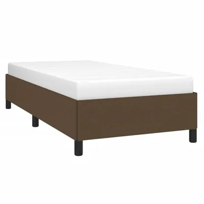 Obrázok produktu pre vidaXL Rám postele bez matraca tmavohnedý 90x200 cm látka