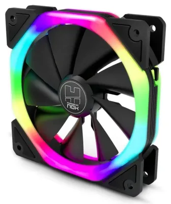 Image de Ventilateur Nox Hummer S-Fan ARGB 1100RPM 120mm Noir