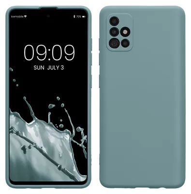 Produktbild von kwmobile Handyhülle für Samsung Galaxy A51 Hülle - weiches Handy Silikon Case - Schutzhülle Cover - Arctic Night
