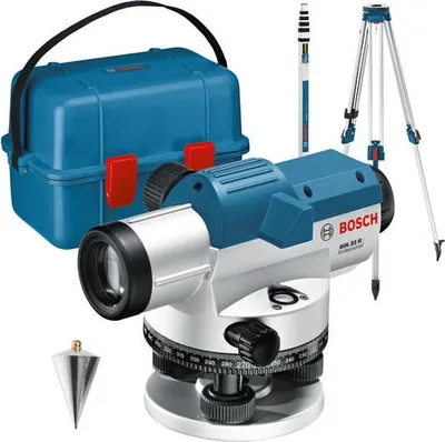 Produktbild von Optisches Nivelliergerät GOL 32 G, mit Baustativ BT160, Messstab GR 500