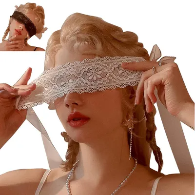 Image de Masque de sommeil respirant pour femmes, confortable et doux, masque de sommeil unisexe, occultation totale, facile à porter, lot de 2 (blanc/noir).