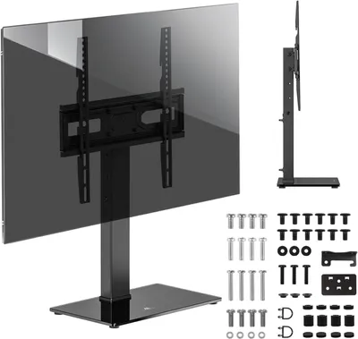 Immagine prodotto di Supporto universale per TV - Marca Maclean - Per televisori - Mobile TV - Standard - Capacità massima: 40 kg - Standard VESA massimo: 400x400 - Regolazione in altezza e angolazione - Per televisori da 32 a 65 pollici - Modello MC