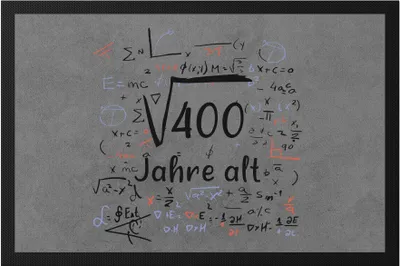 Produktbild von Wurzel von 400 Jahre Alt Fußmatte 20. Geburtstag Humorvolles Motiv als Geburtstagsgeschenk Geschenkidee