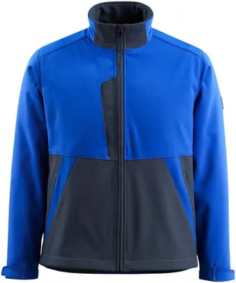 Produktbild von MASCOT® Soft Shell Jacke 15702-253-11010 Kornblau/Schwarzblau L