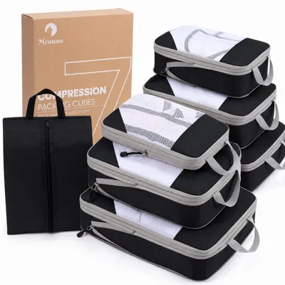Produktbild von 7-teilige Kompressionsbeutel für Reisegepäck