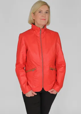 Produktbild von JCC Lederjacke 3102224 Damen lava red 36
