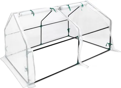 Zdjęcie produktu dla Szklarnia 180x90x90cm Mała szklarnia wewnętrzna Szklarnia foliowa do pomidorów Ocynkowana rura Szklarnia do uprawy pomidorów, biała Pokrywa siatkowa typu CEEDIR