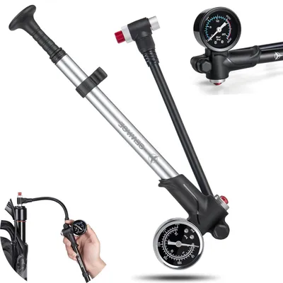 Obrázok produktu pre Vysokotlaková pumpa na bicykle, s možnosťou nafúkania až do 300 PSI