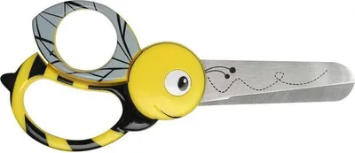 Image de Fiskars Kids Animals Ciseaux pour enfants 13 cm, abeille FISKARS 1003747