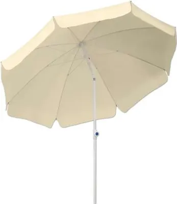 Produktbild von Mittelstockschirm Schneider Schirme Ibiza Ø 200 cm natur mit UV-Schutz 50+, wasserabweisende Polyesterbespannung, Aufspa